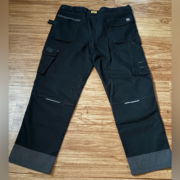 Caterpillar MEN'S H2O DEFENDER WORK PANTS black 44x34 NWOT - Picture 7 of 12